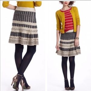 Anthropologie Sparrow Wool Blend Sweater Skirt